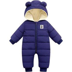 Snowsuit Infant Winter Clothes Newborn Hooded Jacket Toddler Jumpsuit Coat